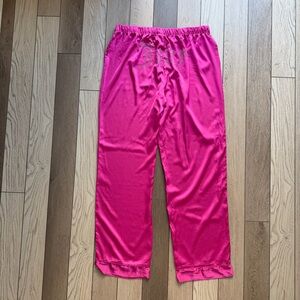Juicy Couture Fuchsia Satin Lounge Pants